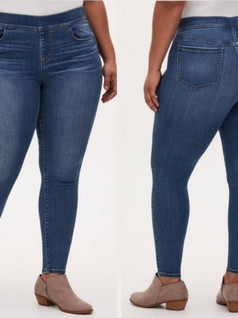 torrid Mid Wash Blue High-Rise Jeggings